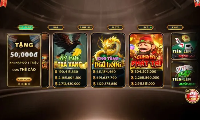 Thông tin cơ bản về kho tàng ngũ long Hit Club